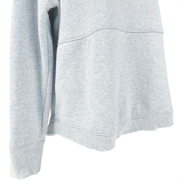 ATHLETA Cozy Karma Turtleneck Sweatshirt in Light Heathered Gray Size S - Picture 3 of 8